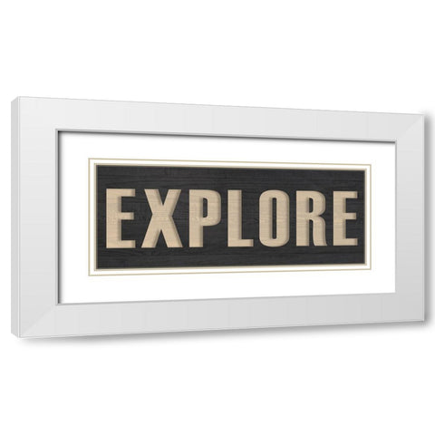 Explore White Modern Wood Framed Art Print with Double Matting by Kimberly, Allen