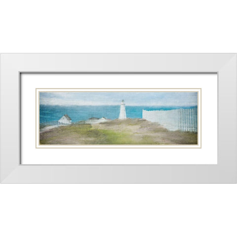 At the Coast White Modern Wood Framed Art Print with Double Matting by Kimberly, Allen
