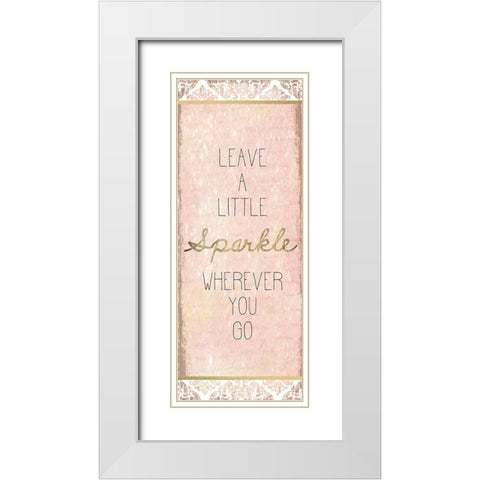 My First Love Panel White Modern Wood Framed Art Print with Double Matting by Kimberly, Allen