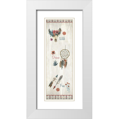 Wild Dream Free White Modern Wood Framed Art Print with Double Matting by Kimberly, Allen