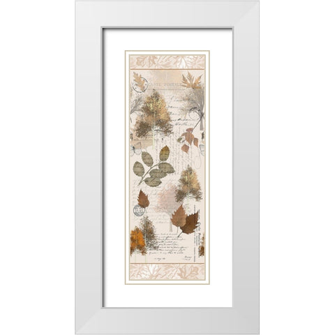 My Fall Panel White Modern Wood Framed Art Print with Double Matting by Kimberly, Allen