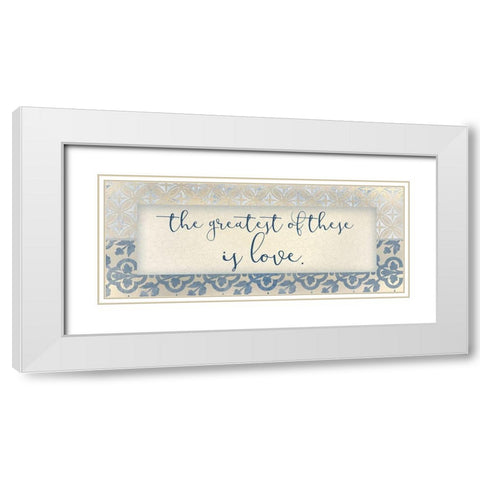 The Greatest 4 White Modern Wood Framed Art Print with Double Matting by Kimberly, Allen