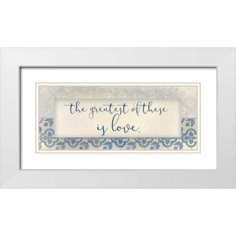 The Greatest 4 White Modern Wood Framed Art Print with Double Matting by Kimberly, Allen