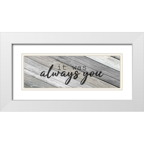 Forever Family 3 White Modern Wood Framed Art Print with Double Matting by Kimberly, Allen