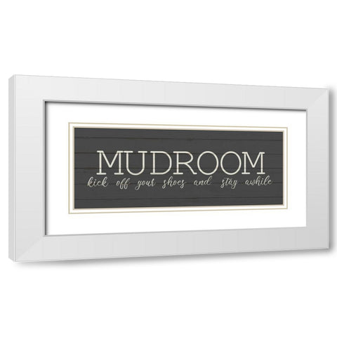Kick Off Your Shoes White Modern Wood Framed Art Print with Double Matting by Kimberly, Allen