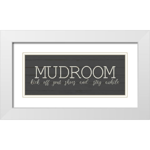 Kick Off Your Shoes White Modern Wood Framed Art Print with Double Matting by Kimberly, Allen