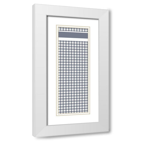 Homebody Panel White Modern Wood Framed Art Print with Double Matting by Kimberly, Allen