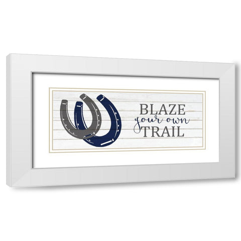 Blaze Your Own White Modern Wood Framed Art Print with Double Matting by Kimberly, Allen