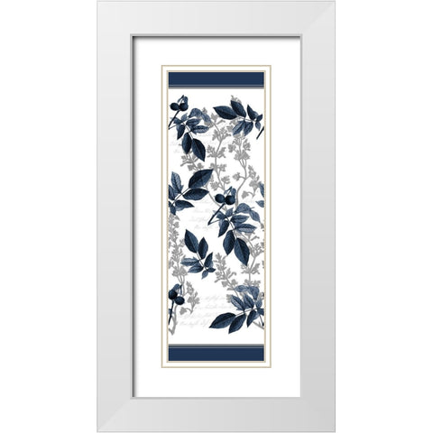 Branches Panel White Modern Wood Framed Art Print with Double Matting by Kimberly, Allen