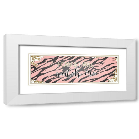 She Believed 2 White Modern Wood Framed Art Print with Double Matting by Kimberly, Allen