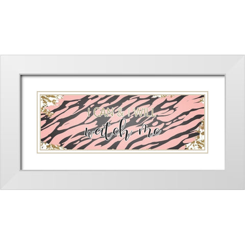 She Believed 2 White Modern Wood Framed Art Print with Double Matting by Kimberly, Allen