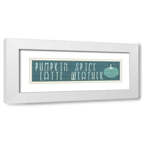 Latte Weather White Modern Wood Framed Art Print with Double Matting by Kimberly, Allen