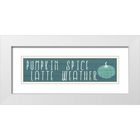 Latte Weather White Modern Wood Framed Art Print with Double Matting by Kimberly, Allen