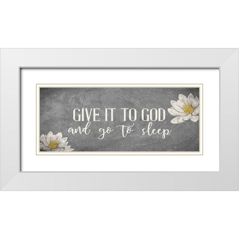 Give It 2 White Modern Wood Framed Art Print with Double Matting by Allen, Kimberly