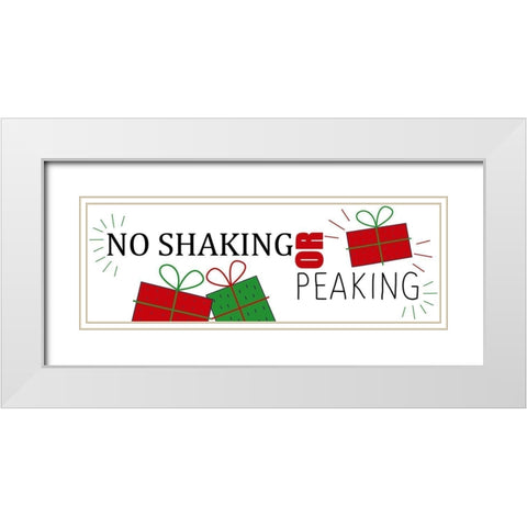 No Shaking White Modern Wood Framed Art Print with Double Matting by Allen, Kimberly