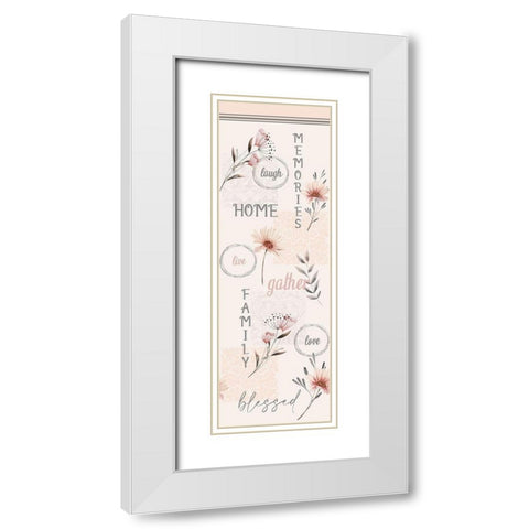 Always Blessed Panel White Modern Wood Framed Art Print with Double Matting by Allen, Kimberly