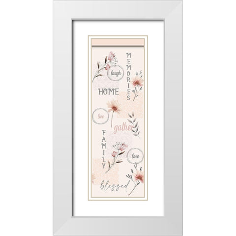 Always Blessed Panel White Modern Wood Framed Art Print with Double Matting by Allen, Kimberly