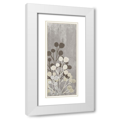 Garden 1 White Modern Wood Framed Art Print with Double Matting by Allen, Kimberly