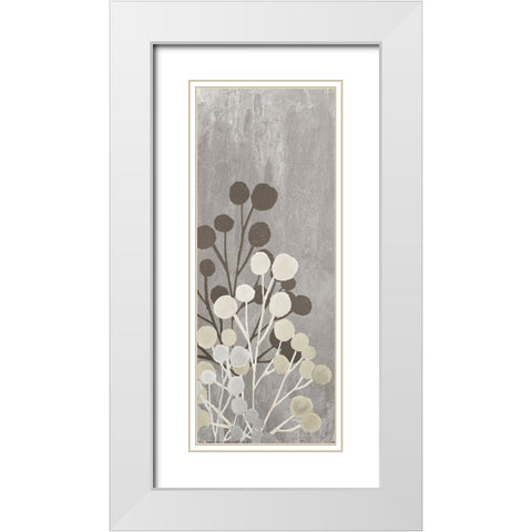 Garden 1 White Modern Wood Framed Art Print with Double Matting by Allen, Kimberly