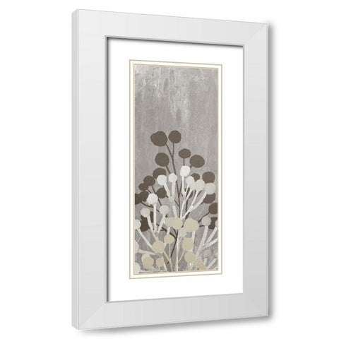 Garden 2 White Modern Wood Framed Art Print with Double Matting by Allen, Kimberly