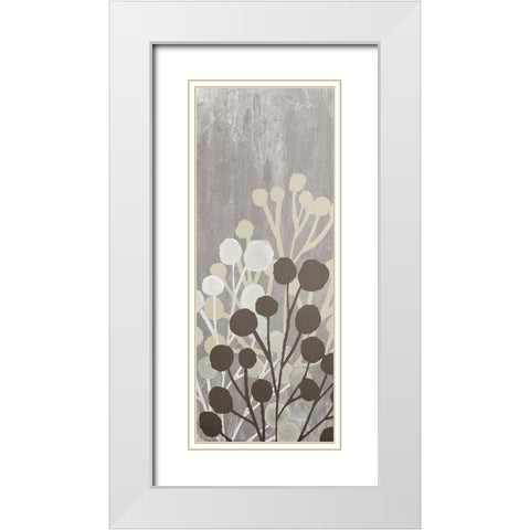 Garden 3 White Modern Wood Framed Art Print with Double Matting by Allen, Kimberly