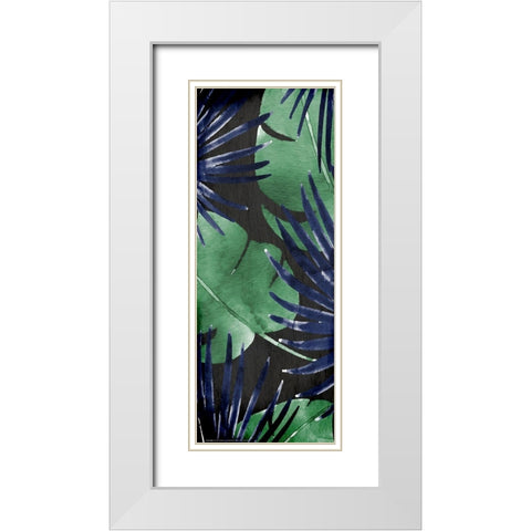 In the Jungle 1 White Modern Wood Framed Art Print with Double Matting by Allen, Kimberly