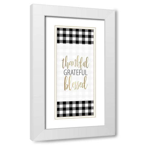 Little Moments 6 White Modern Wood Framed Art Print with Double Matting by Allen, Kimberly