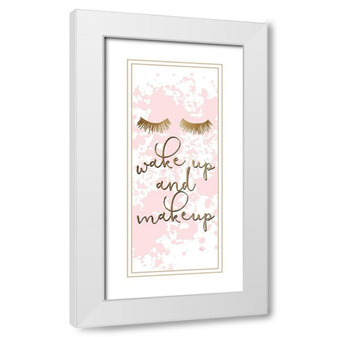 Hello Diva 1 White Modern Wood Framed Art Print with Double Matting by Allen, Kimberly