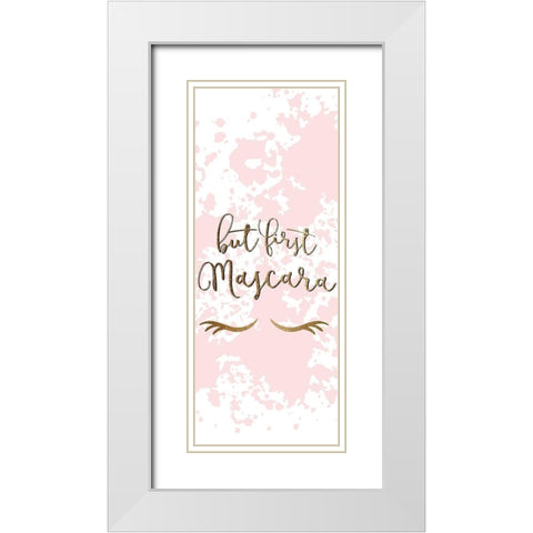 Hello Diva 6 White Modern Wood Framed Art Print with Double Matting by Allen, Kimberly