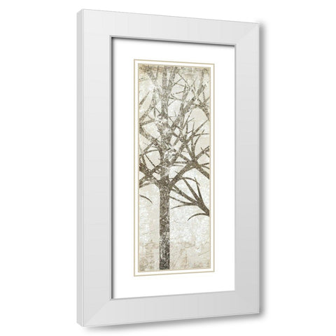 Morning Woods 2 White Modern Wood Framed Art Print with Double Matting by Allen, Kimberly