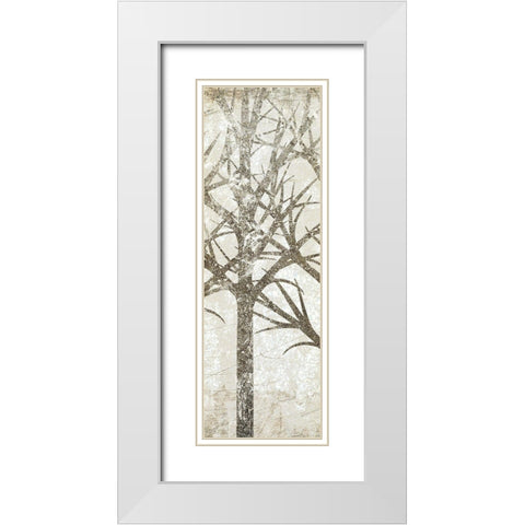 Morning Woods 2 White Modern Wood Framed Art Print with Double Matting by Allen, Kimberly