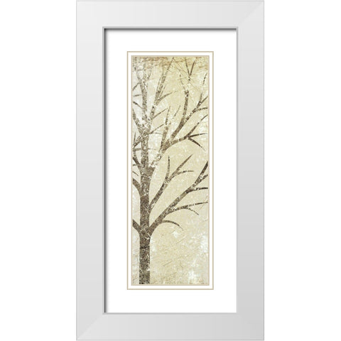 Morning Woods 3 White Modern Wood Framed Art Print with Double Matting by Allen, Kimberly