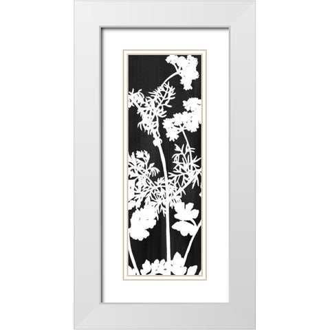 Botanical Panel 2 White Modern Wood Framed Art Print with Double Matting by Allen, Kimberly