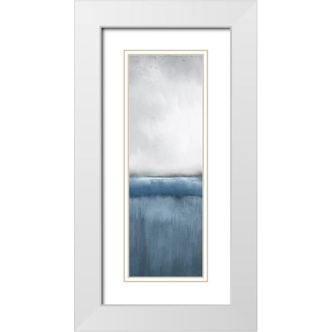 Into the Blue 2 White Modern Wood Framed Art Print with Double Matting by Allen, Kimberly