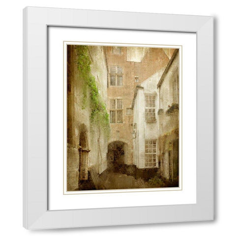 Along The Way White Modern Wood Framed Art Print with Double Matting by Allen, Kimberly