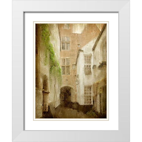 Along The Way White Modern Wood Framed Art Print with Double Matting by Allen, Kimberly