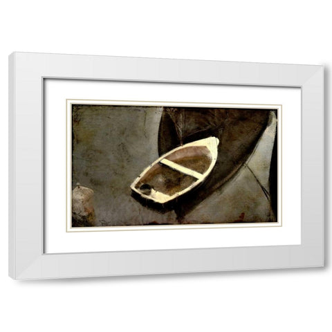 Reflection White Modern Wood Framed Art Print with Double Matting by Allen, Kimberly