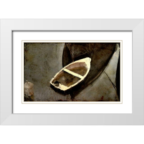 Reflection White Modern Wood Framed Art Print with Double Matting by Allen, Kimberly