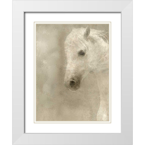White Main White Modern Wood Framed Art Print with Double Matting by Allen, Kimberly