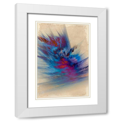Crash White Modern Wood Framed Art Print with Double Matting by Allen, Kimberly