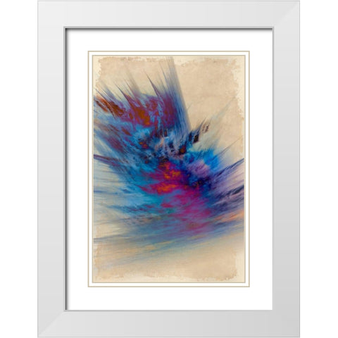 Crash White Modern Wood Framed Art Print with Double Matting by Allen, Kimberly