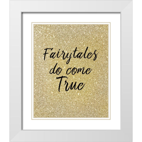 Fairytales White Modern Wood Framed Art Print with Double Matting by Allen, Kimberly