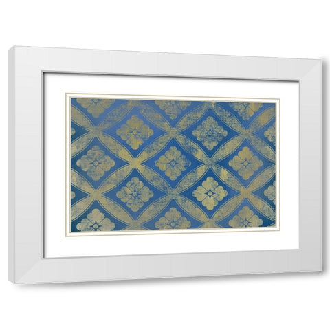 Blue Dream White Modern Wood Framed Art Print with Double Matting by Kimberly, Allen