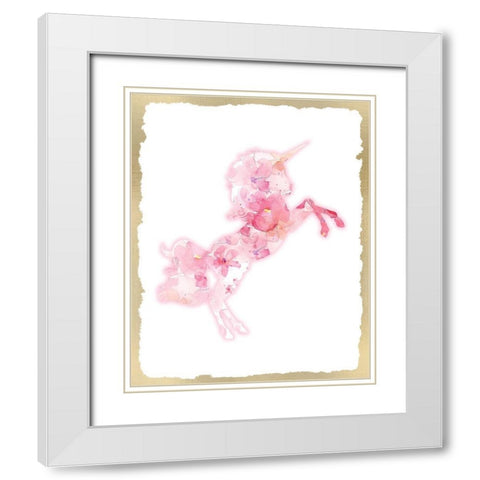 Never Let Go 1 White Modern Wood Framed Art Print with Double Matting by Kimberly, Allen