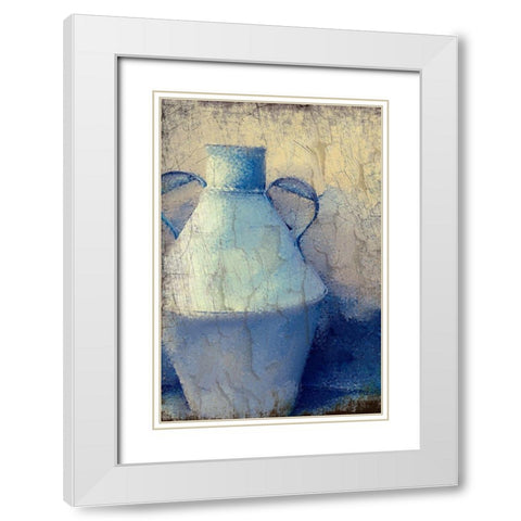 Against the Wall White Modern Wood Framed Art Print with Double Matting by Allen, Kimberly