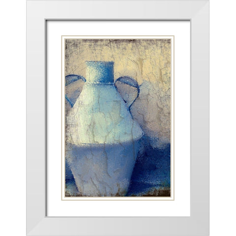 Against the Wall White Modern Wood Framed Art Print with Double Matting by Allen, Kimberly