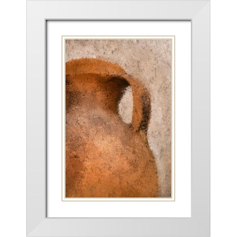 On the Shelf White Modern Wood Framed Art Print with Double Matting by Allen, Kimberly