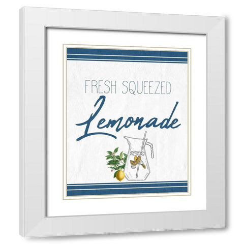 Fresh Squeezed White Modern Wood Framed Art Print with Double Matting by Kimberly, Allen