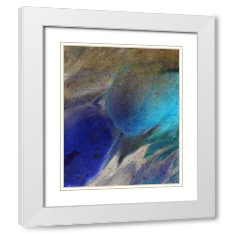 In the Blue 2 White Modern Wood Framed Art Print with Double Matting by Allen, Kimberly