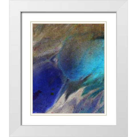 In the Blue 2 White Modern Wood Framed Art Print with Double Matting by Allen, Kimberly